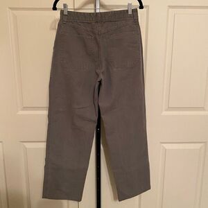Patagonia Women's High Rise Organic Cotton Straight Leg Pants Gray Size 8 x 28